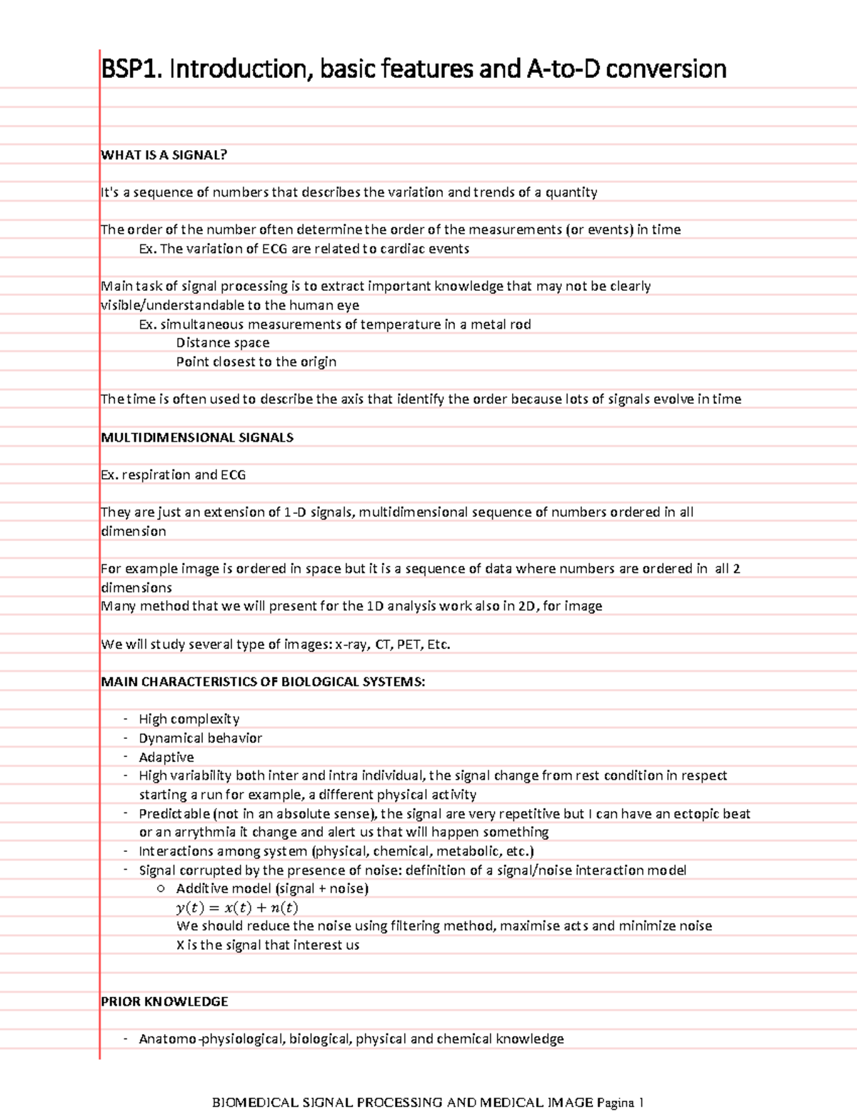 Biomedical Signal Processing AND Medical Image - Warning: TT: undefined ...