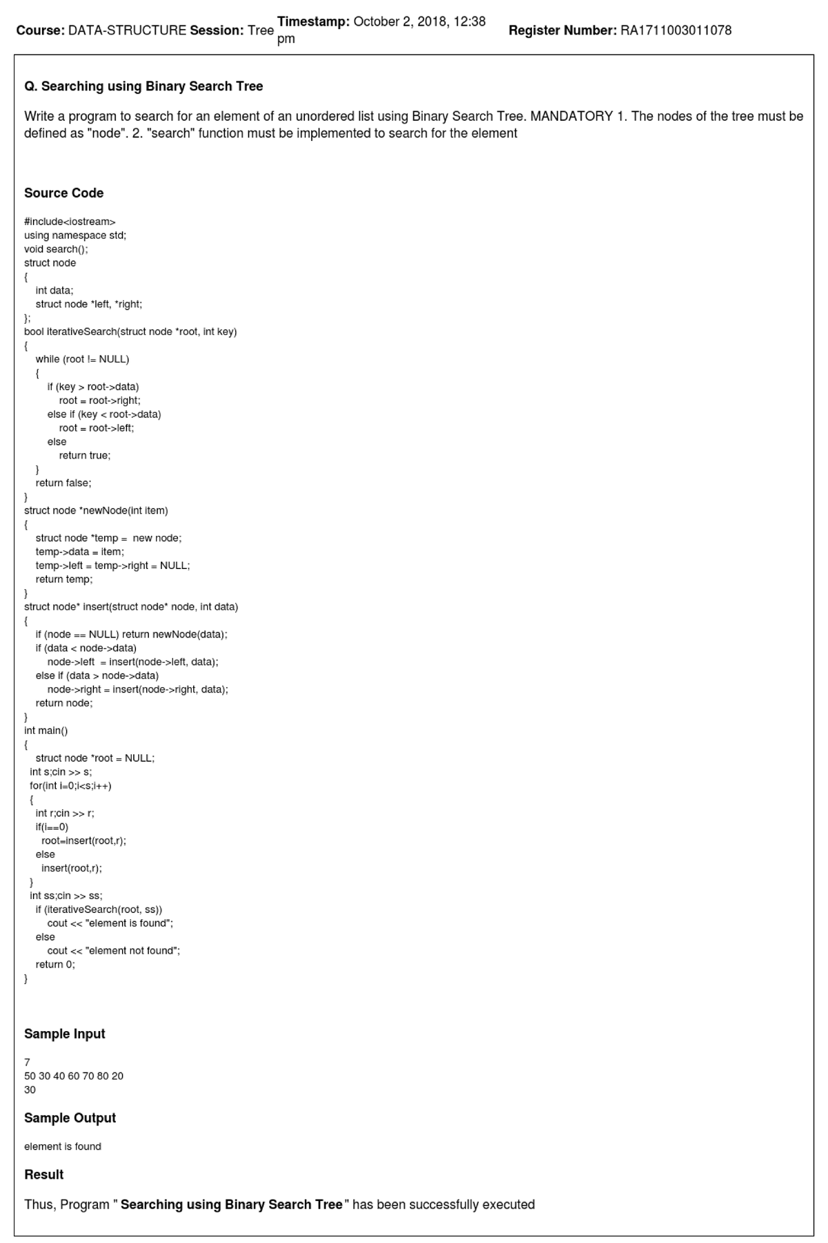 Data Structure-Level 1 - Data Structures And Algorithms - Studocu