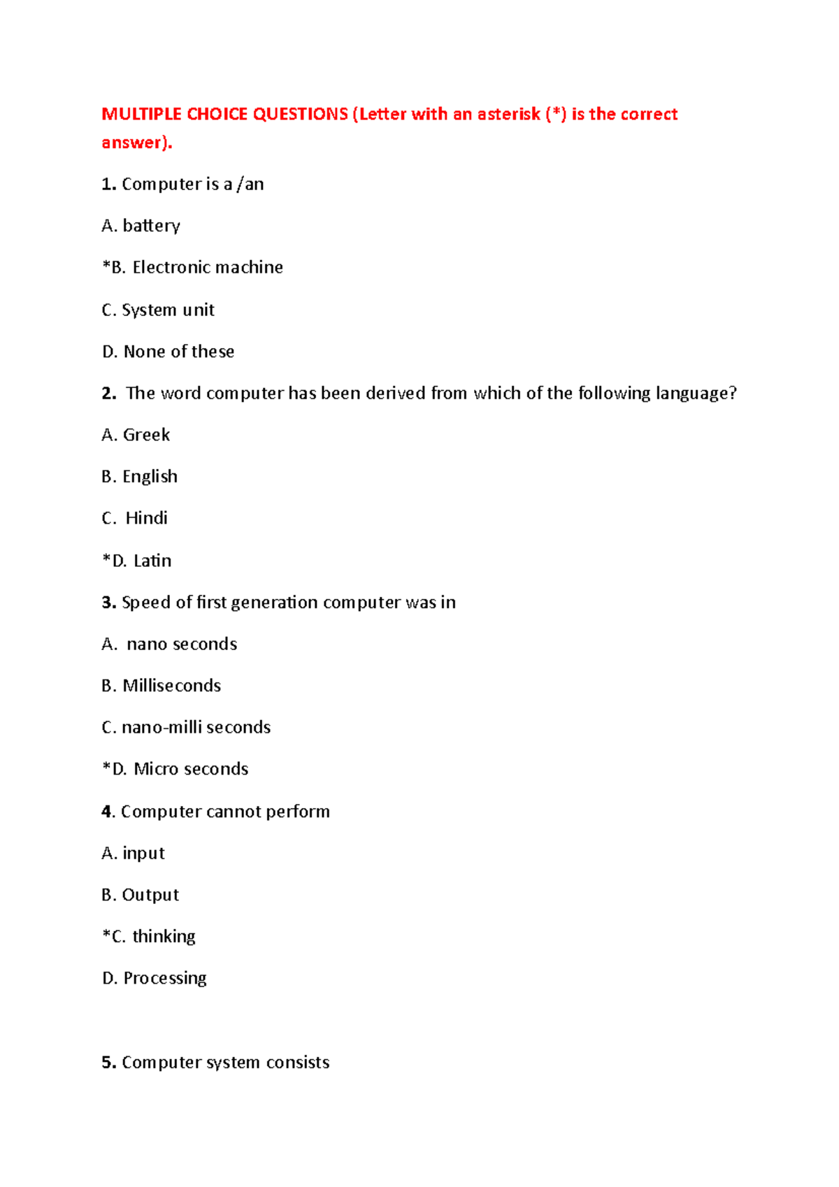 math problem solving multiple choice questions