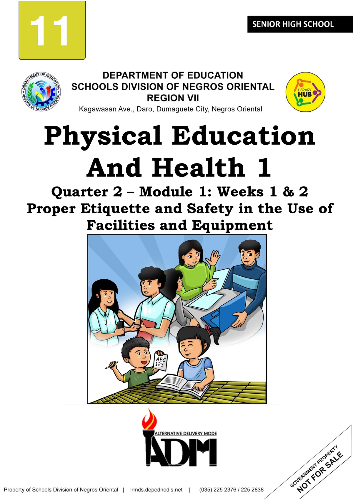 PE11 Q2 Wk1-2 - Hwjjwje - 11 ####### SENIOR HIGH SCHOOL Physical ...