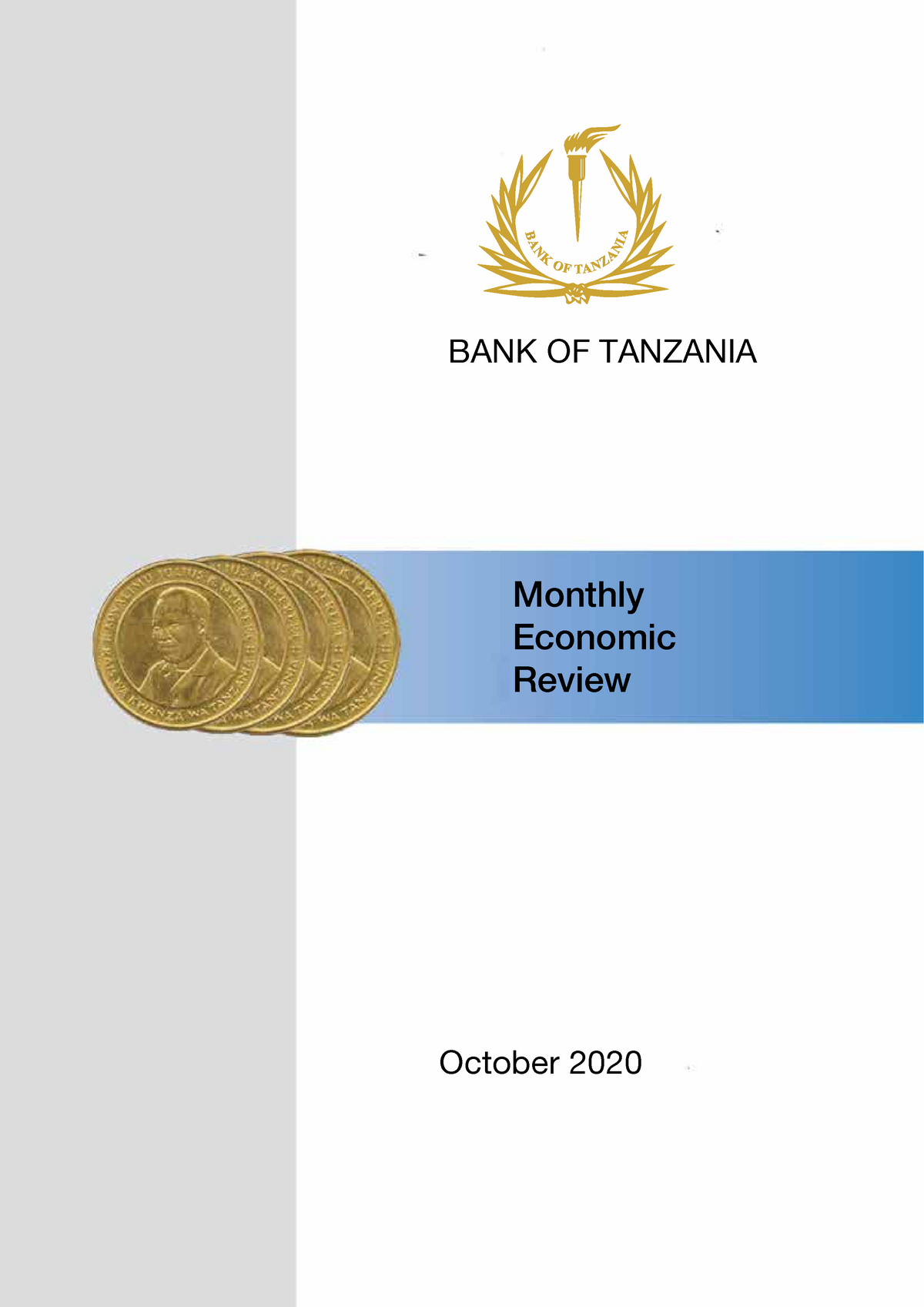 Monthly Economic Review Oct 2020 BANK OF TANZANIA October 2020