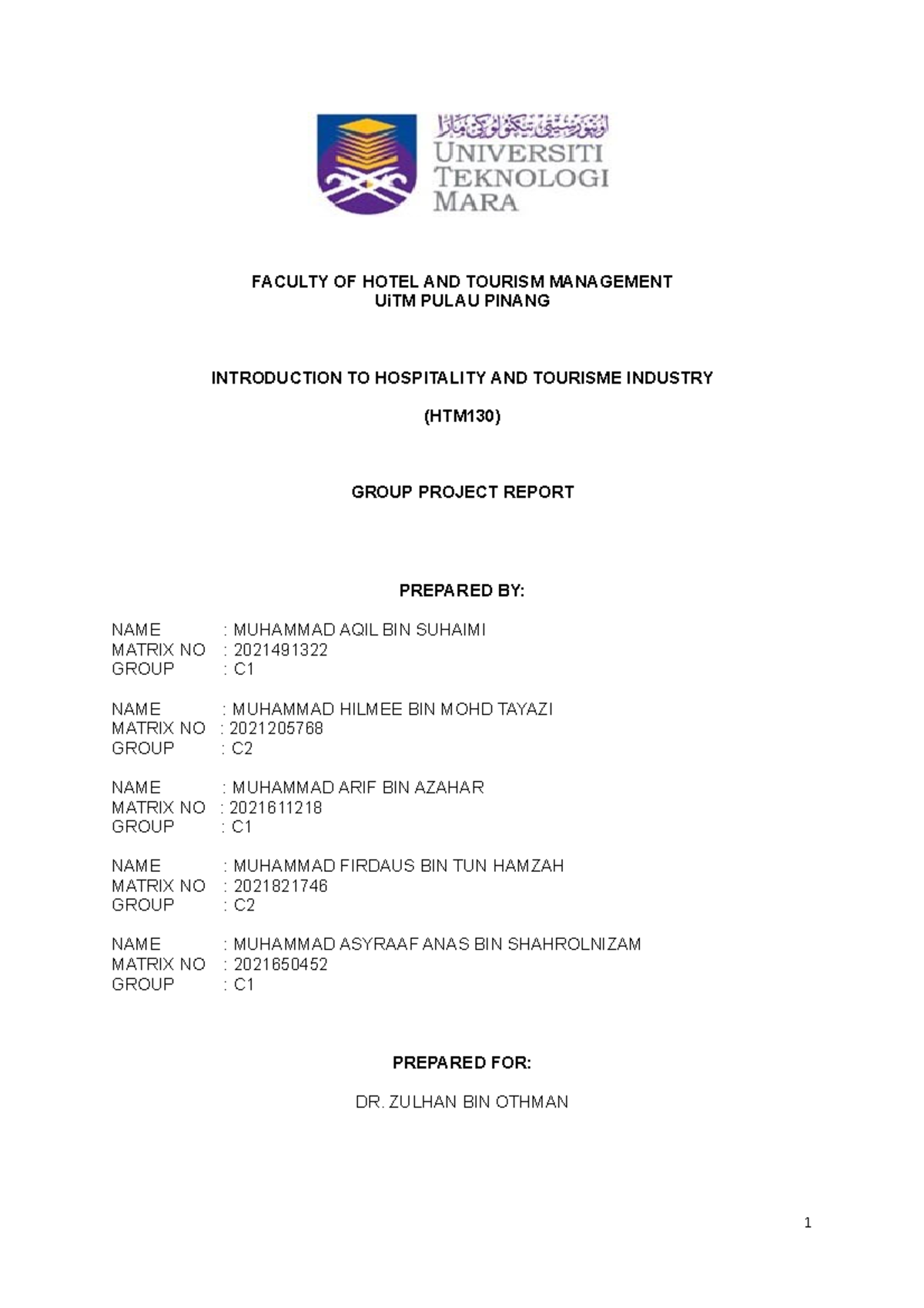 case study on tourism and hospitality