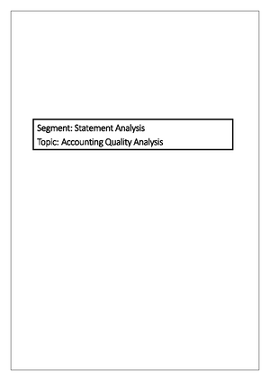 Topic 3-Risk Analysis - Teacher - Prof V Sharma - Segment: Statement ...