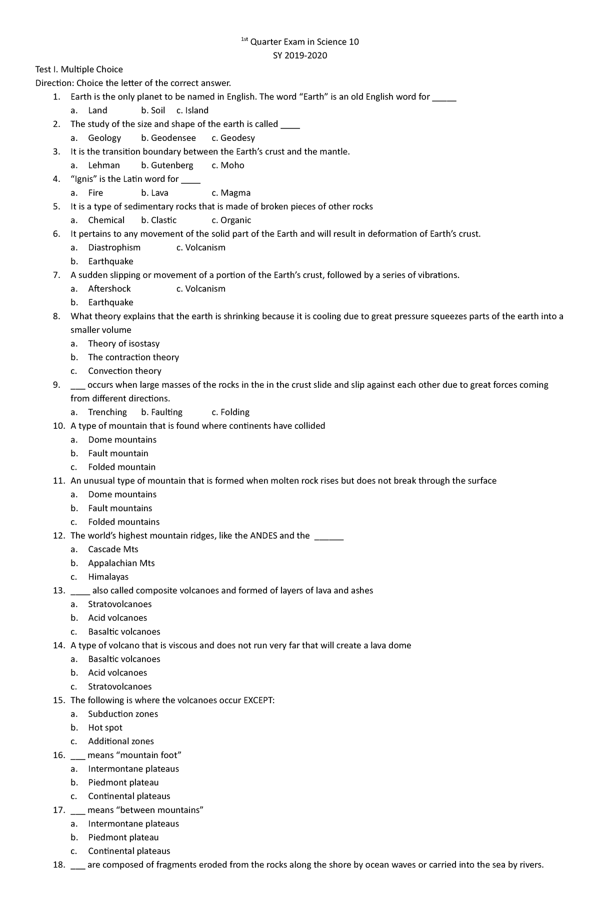 1st-periodic-test-science-10-1st-quarter-exam-in-science-10-sy-2019