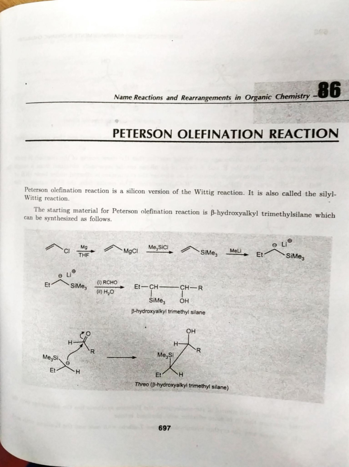 Organic Reactions Second Sem Msc Chemistry Studocu