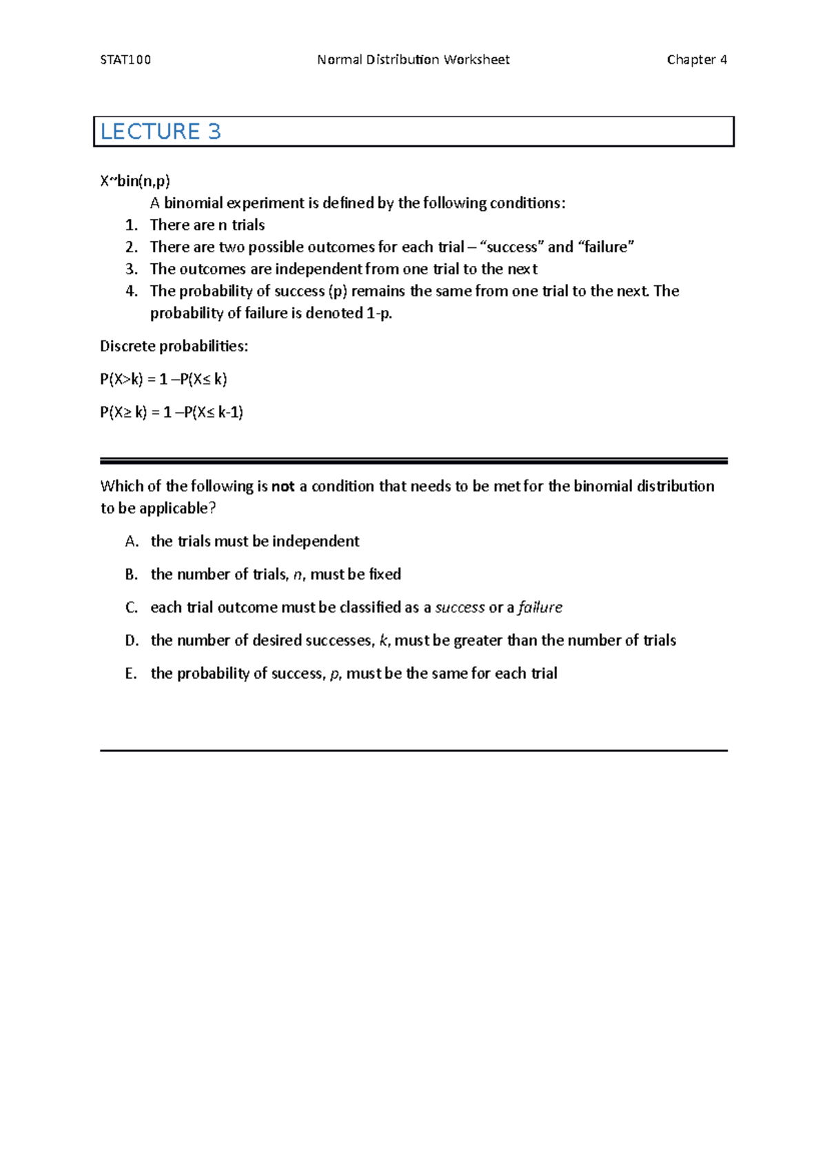 week-4-worksheet-solution-stat100-normal-distribution-worksheet