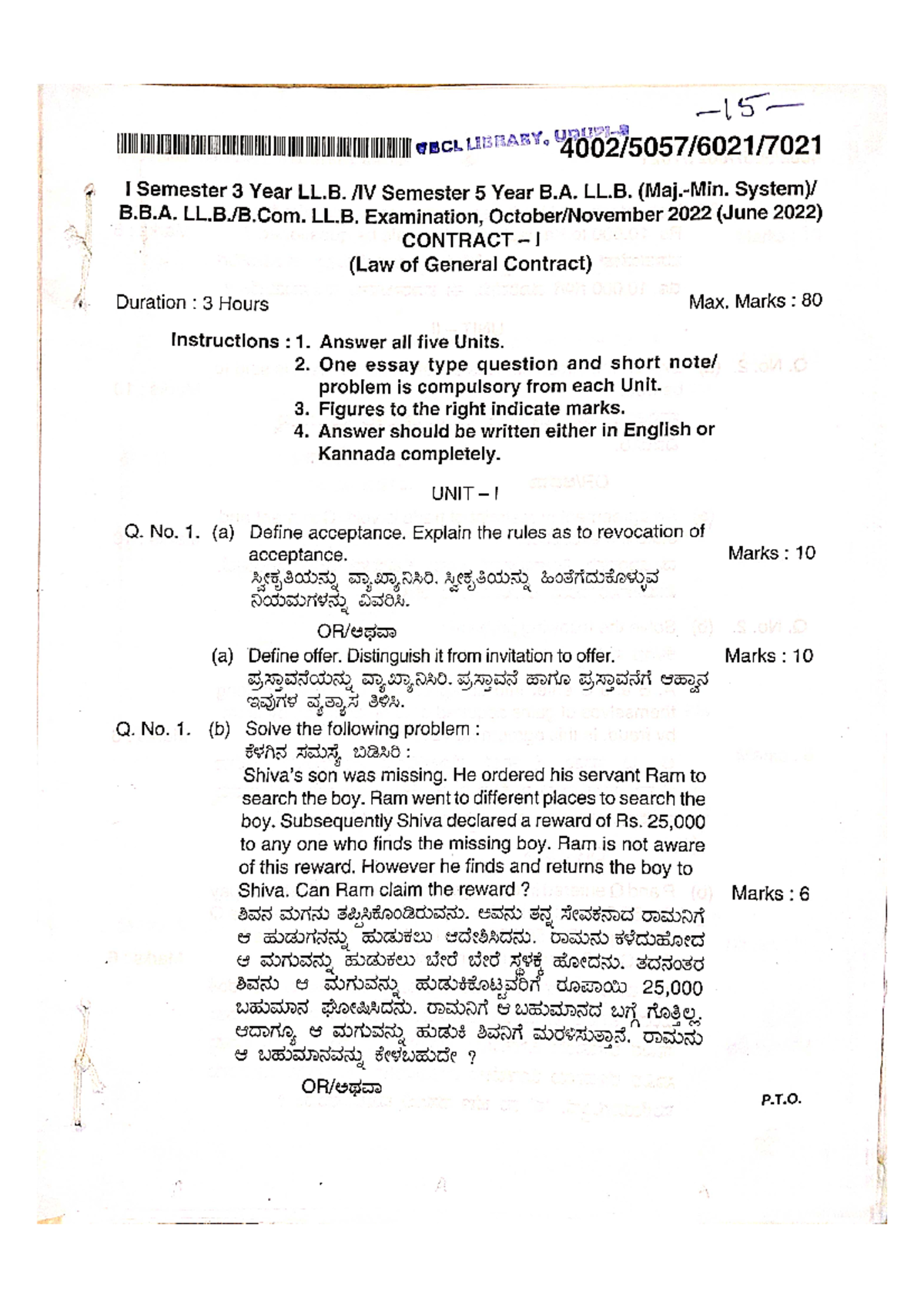 Contract 1 4 Semester Contract Law Studocu