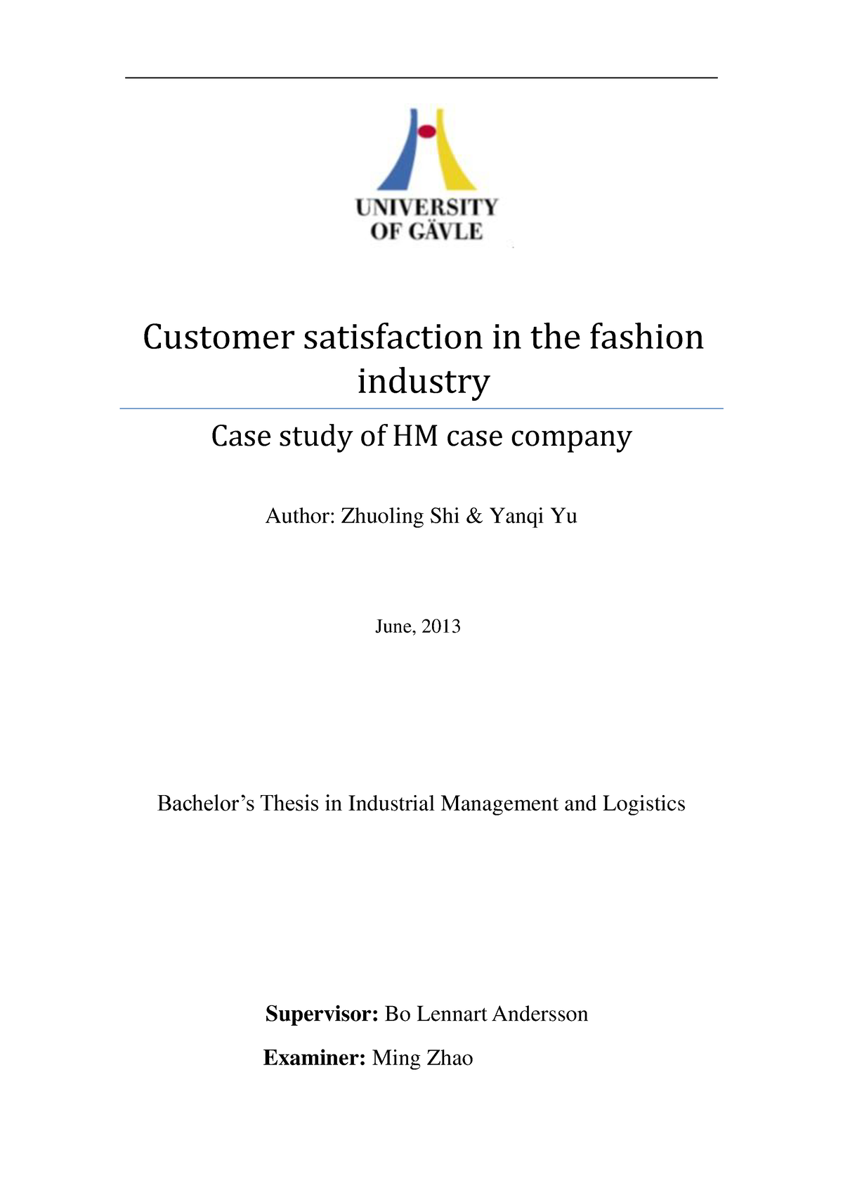 customer satisfaction case study