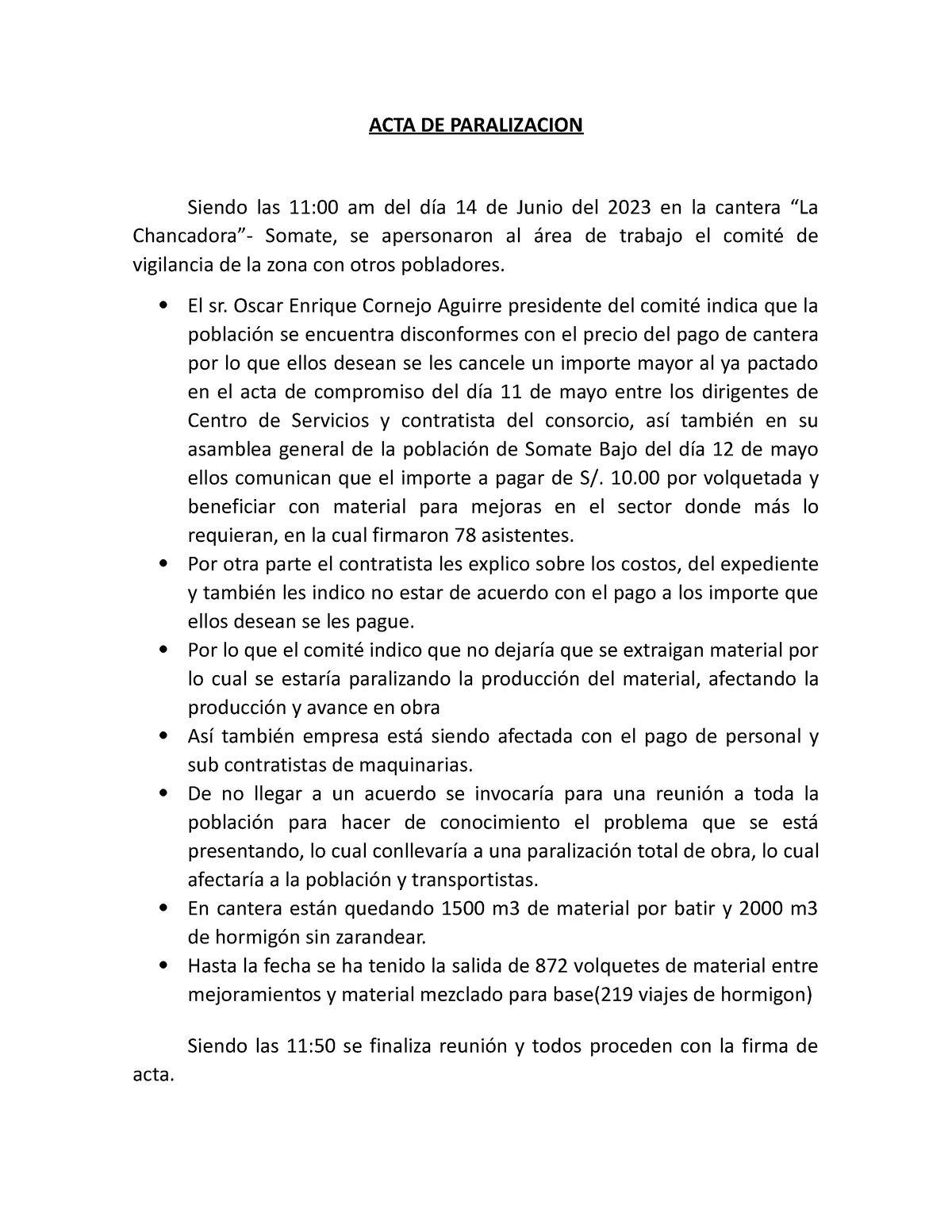 ACTA DE Suspensión ACTA DE SUSPENCION Derecho Civil UNP Studocu