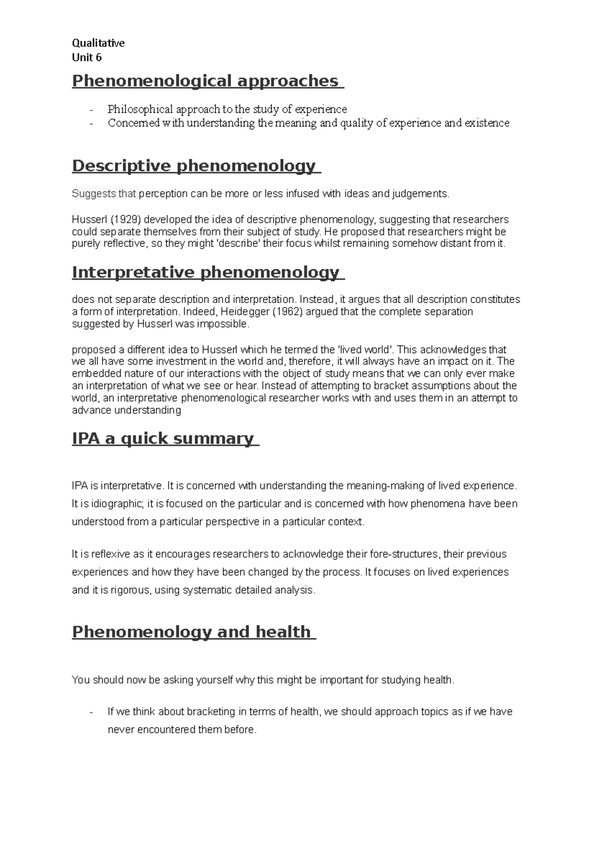 Unit 7- IPA - Lecture notes 7 - Derby - Studocu