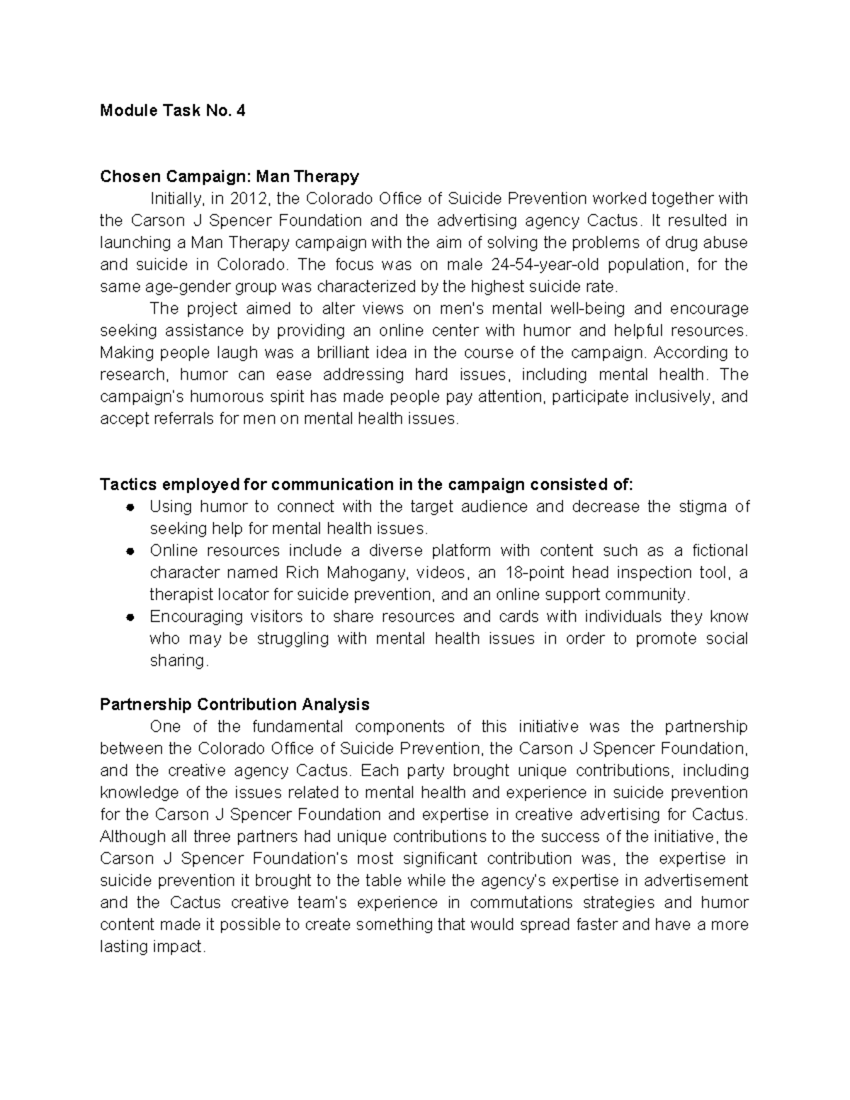 Module 4 - This is about health social science. - Module Task No. 4 ...