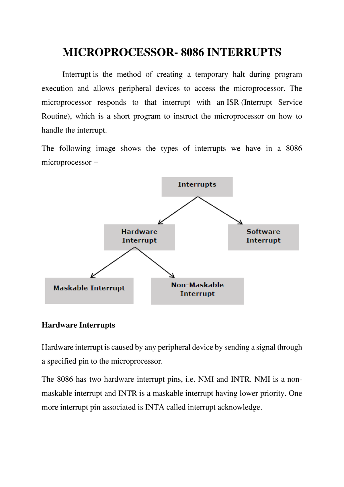 8086-interrupts-its-lecture-notes-microprocessor-8086-interrupts