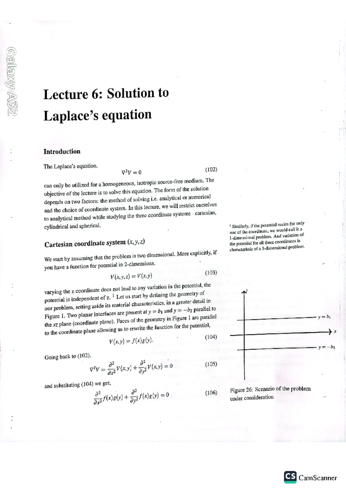 Laplace Equation and its solutions - Lecture 6: Solution to equation ...