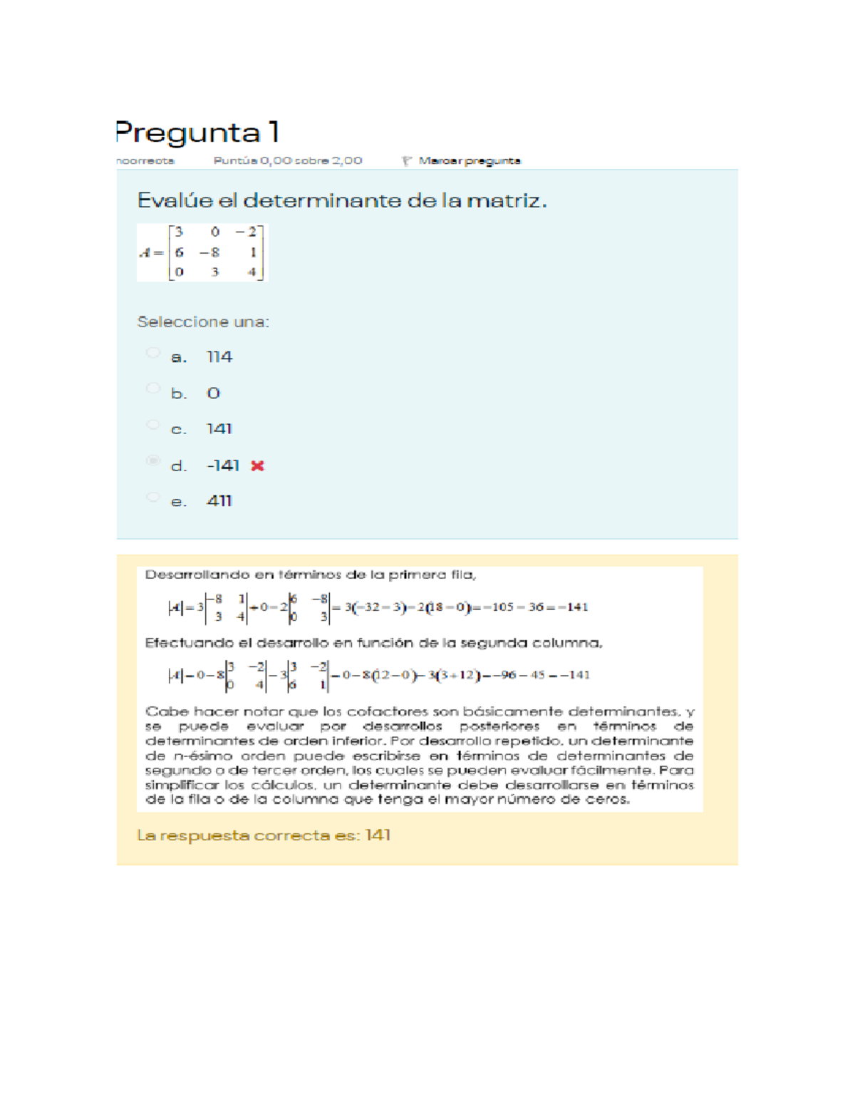 Examen DE Entrada Algebral Matrical - ingeniería de métodos - Studocu
