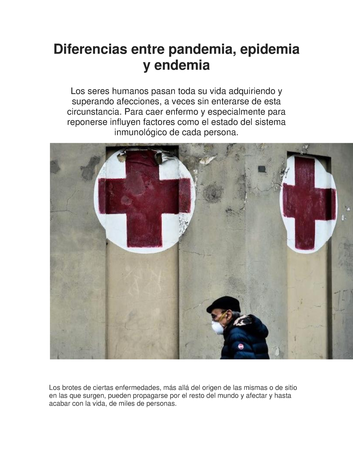 Difrencias Entre Pandemia, Epidemia Y Endemia - Diferencias Entre ...