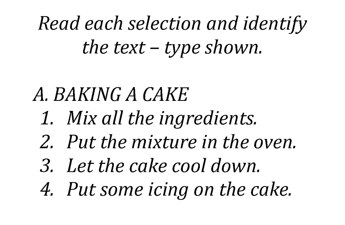 Mam Lan Imscot 2 - ;-) - Read Each Selection And Identify The Text 