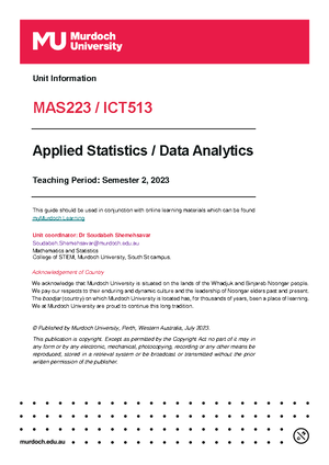 MAS223 Examples AND Solutions - this is to understand some of the ...