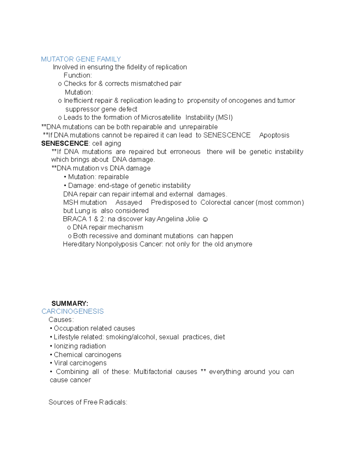 Mutator GENE Family - notes - MUTATOR GENE FAMILY ฀ Involved in ...