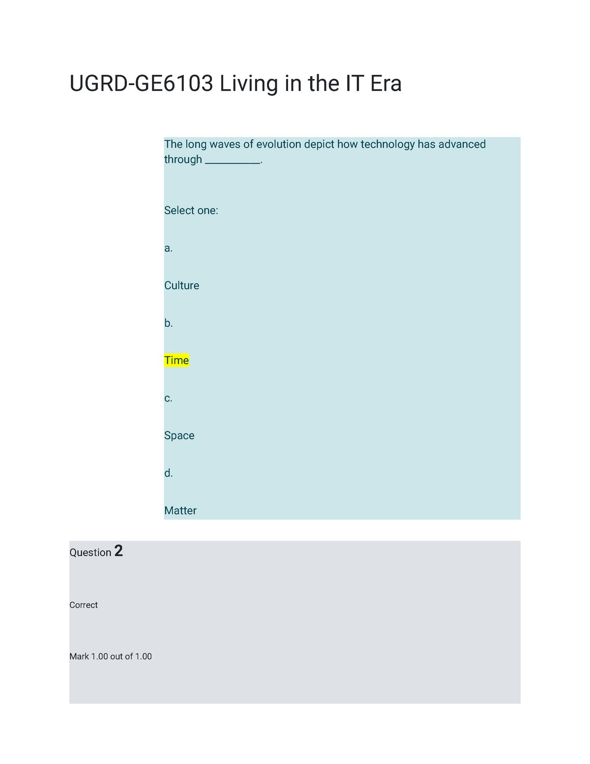 Untitled Document - Living In The Era 2020-2021 Quiz And Exam - UGRD ...