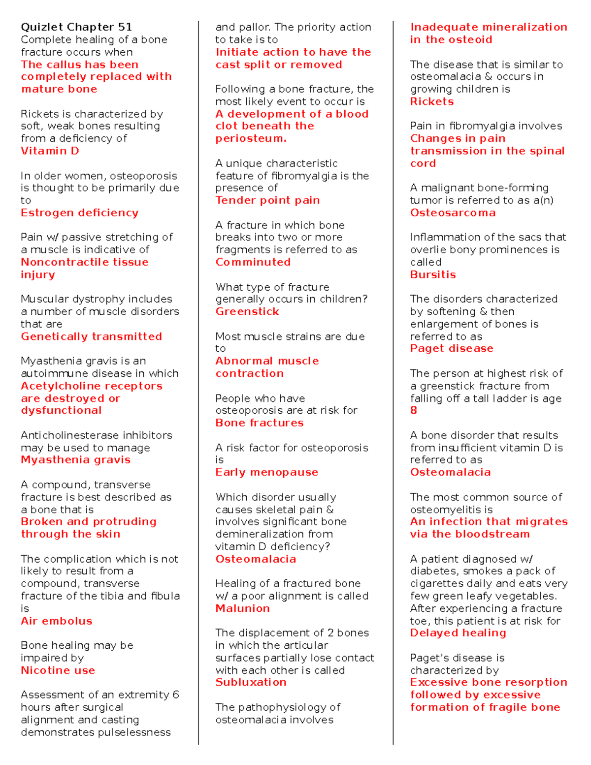 Quizlet Chapter 51 The priority action to take is to Initiate action