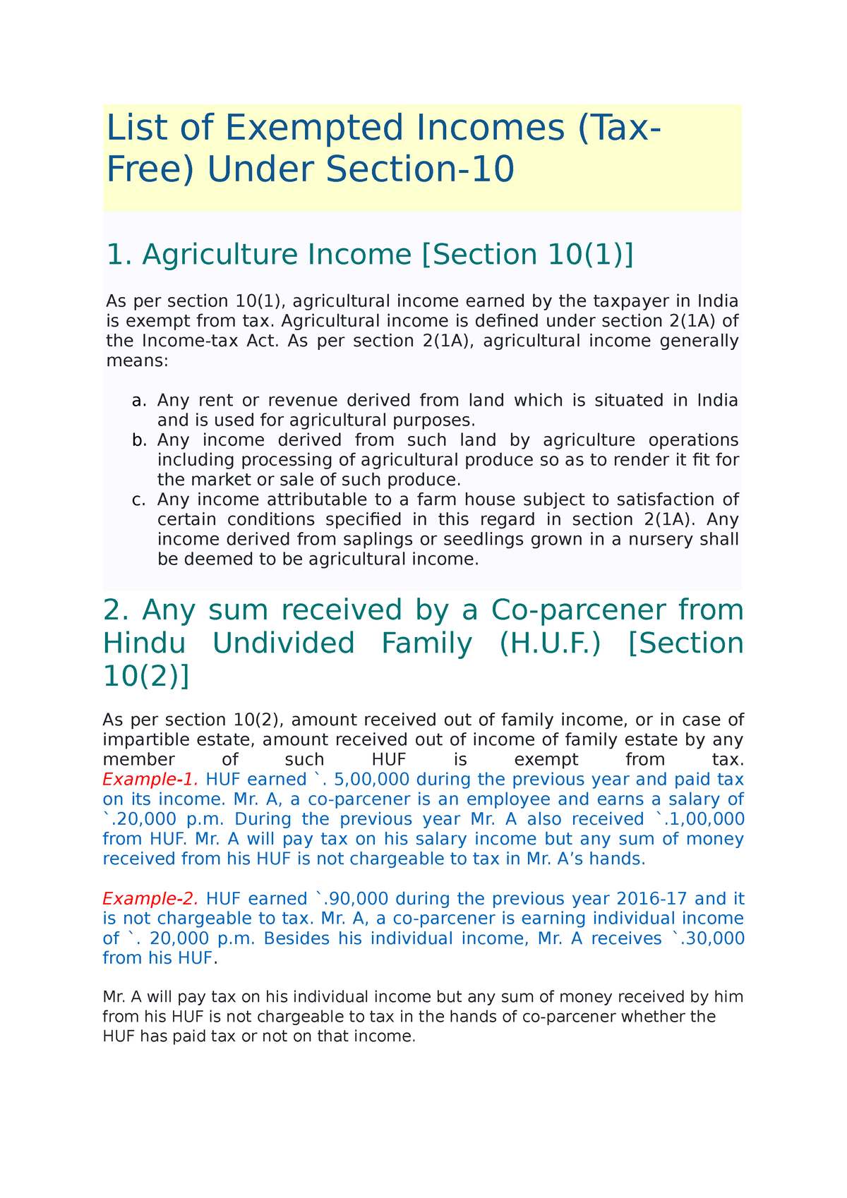 list-of-exempted-incomes-sec-10-list-of-exempted-incomes-tax-free