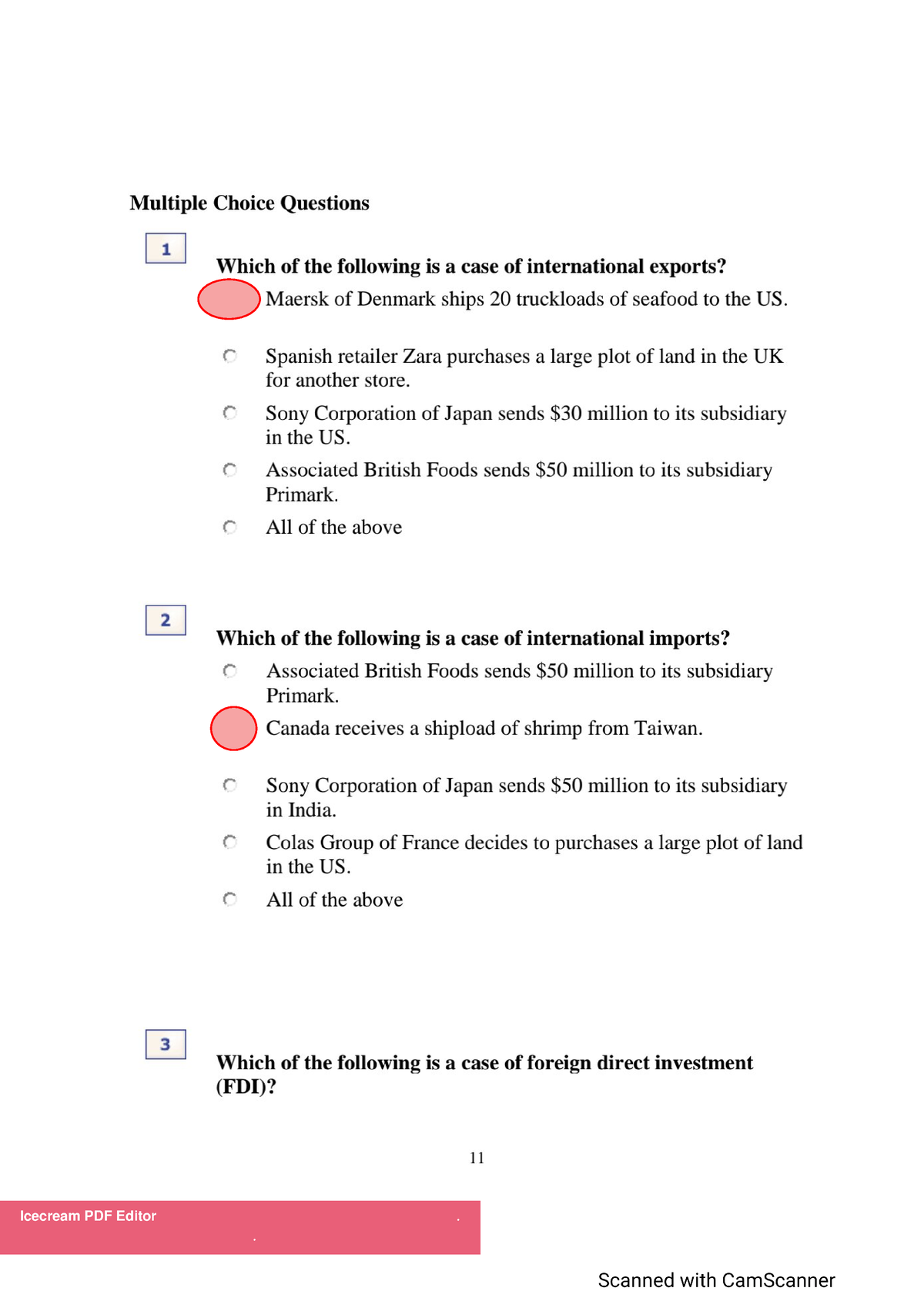 IB Test Bank - International Business Practice Questions - Studocu