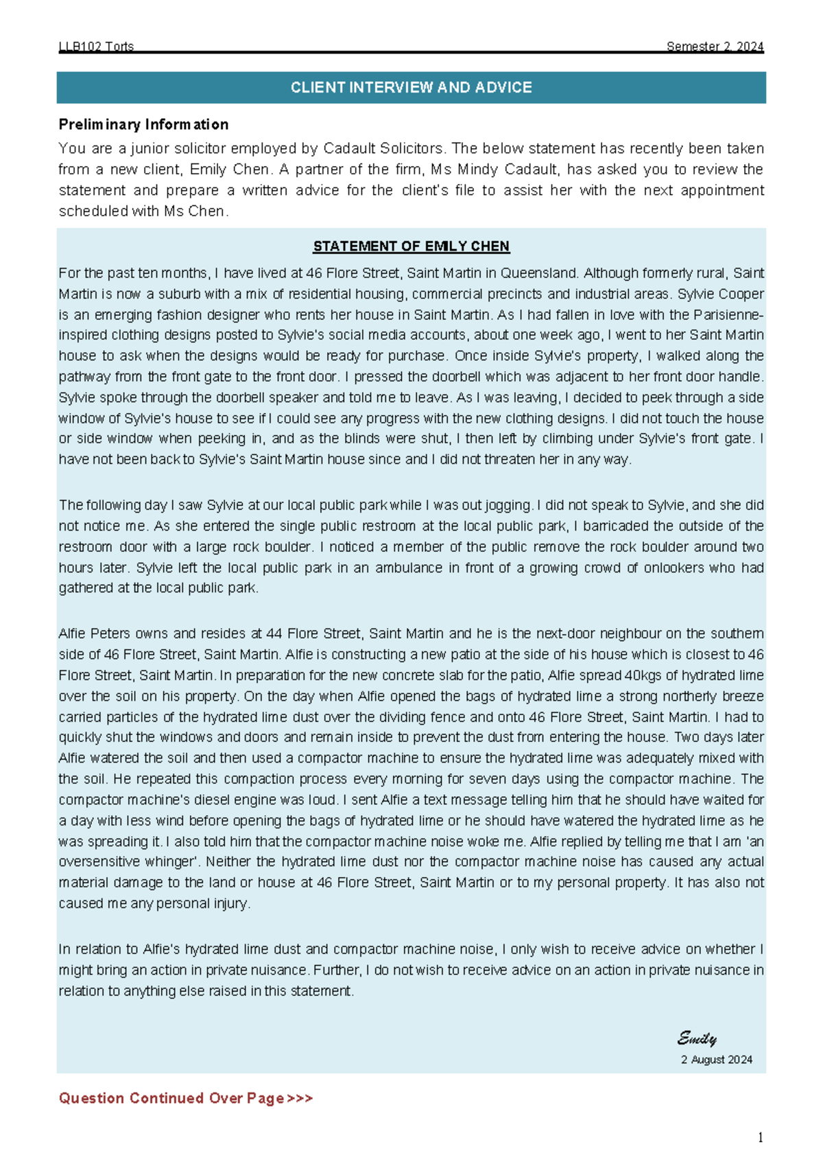 Upload - client advice and interview - CLIENT INTERVIEW AND ADVICE ...