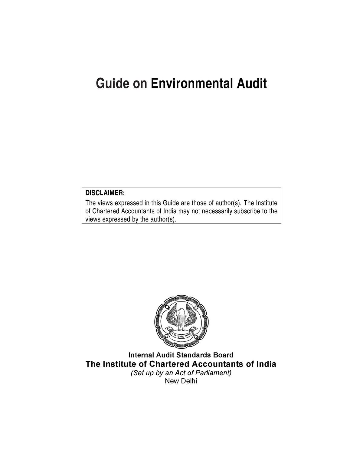 green-environmental-audit-guide-on-environmental-audit-disclaimer