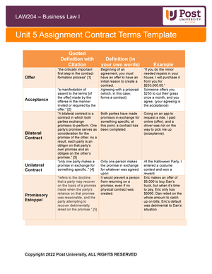 LAW204 Unit3DB - Unit 3 Discussion Board - Unit 3 DB: Berghuis V ...