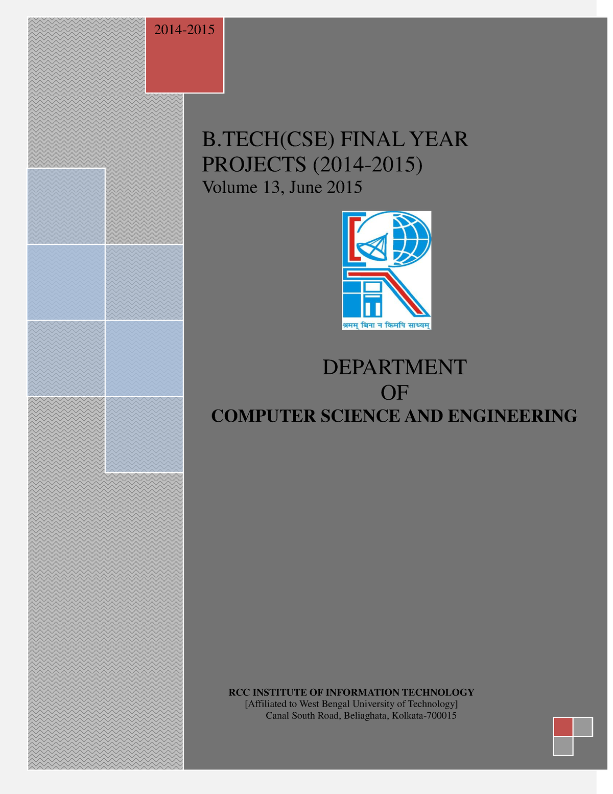 Project Details - B(CSE) FINAL YEAR PROJECTS (2014-2015) Volume 13 ...