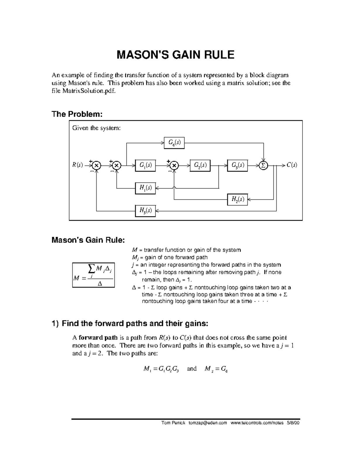 L02b signal flow graph Tom Penick tomzapeden teicontrols/notes 5/8