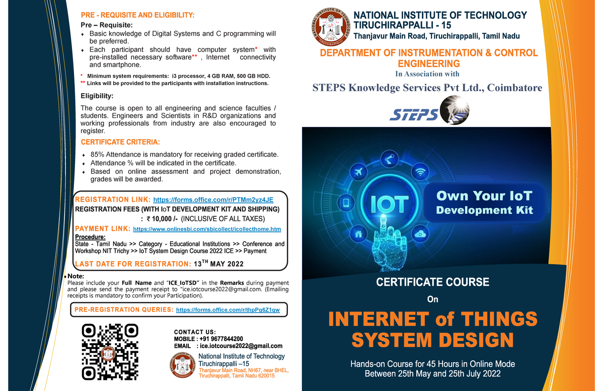 ICE Iotsd 2022-v2 - Course - In Association with STEPS Knowledge ...
