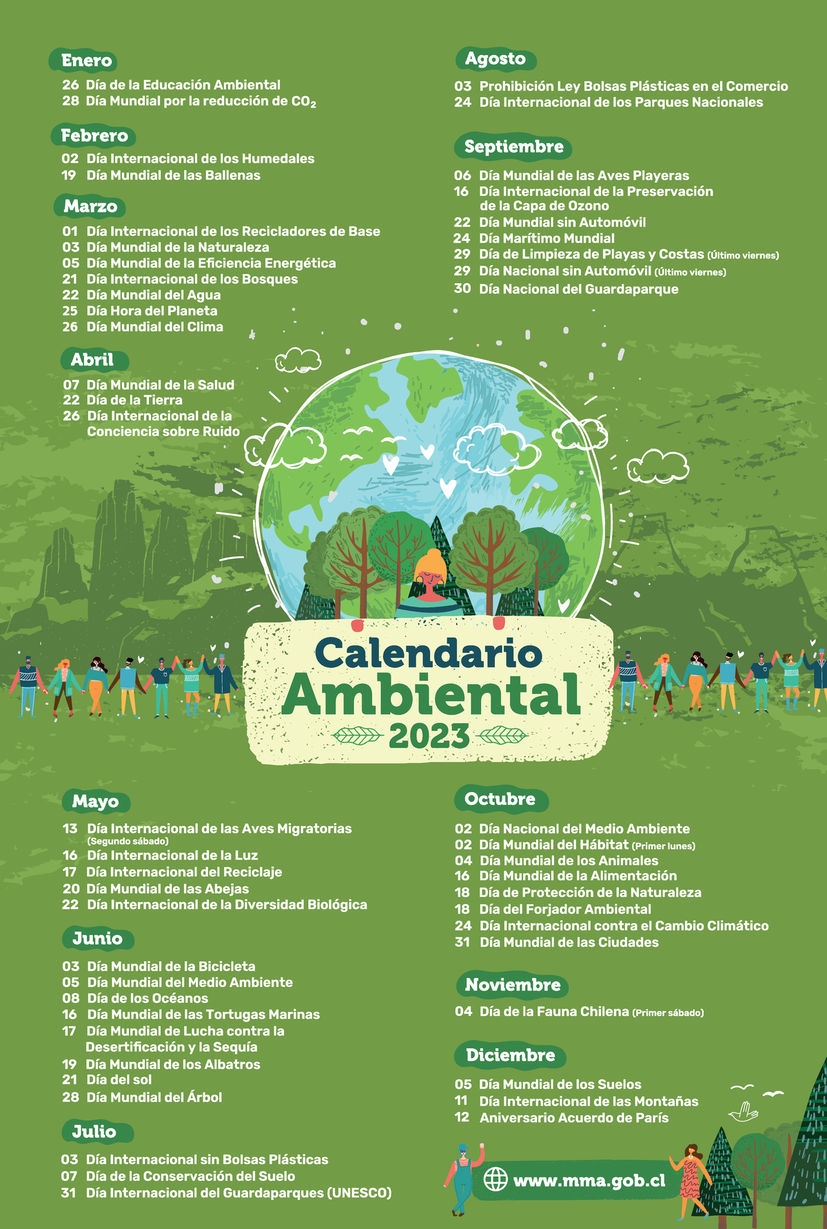 Calendario ambiental 2023 derecho ambiental Studocu