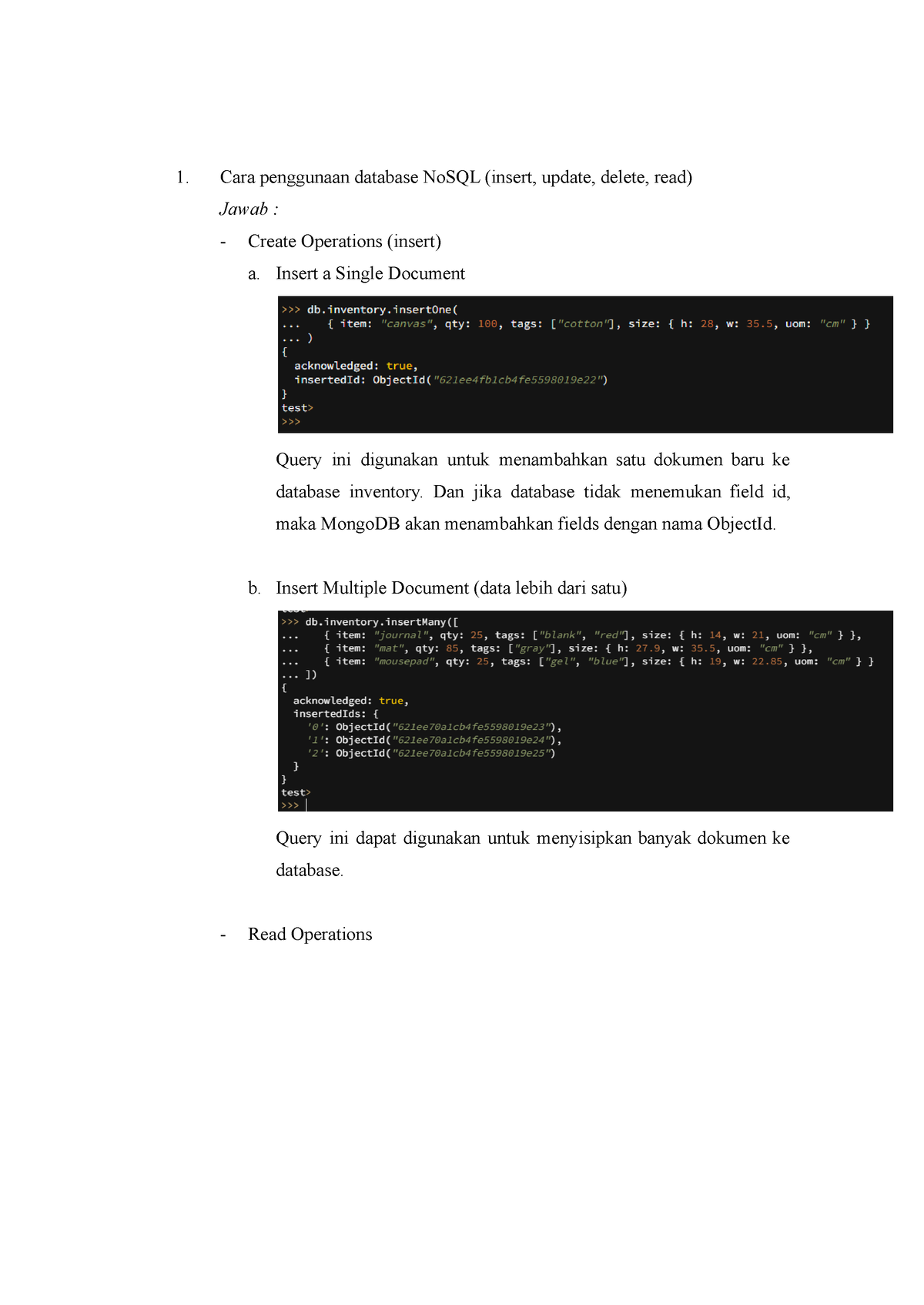 Big Data Fundamental Theory 2 - Cara Penggunaan Database NoSQL (insert ...