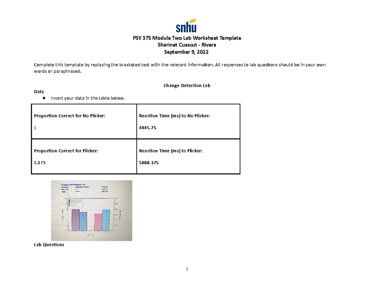 PSY 375 Module Two Lab Worksheet Template (1) - PSY 375 Module Two Lab ...