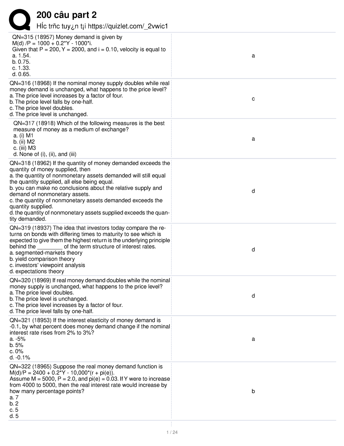 Source FIN202 314 (PART 2) - HÍc Trñc Tuy¿n T¡i Quizlet/_2vwic QN=315 ...