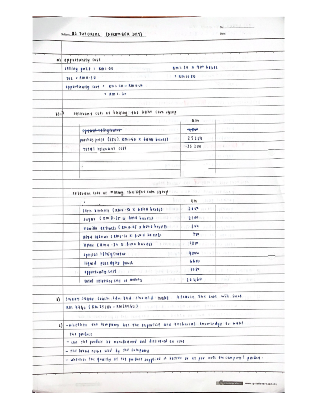 q3-december-2019-maf251-cost-and-management-accounting-studocu