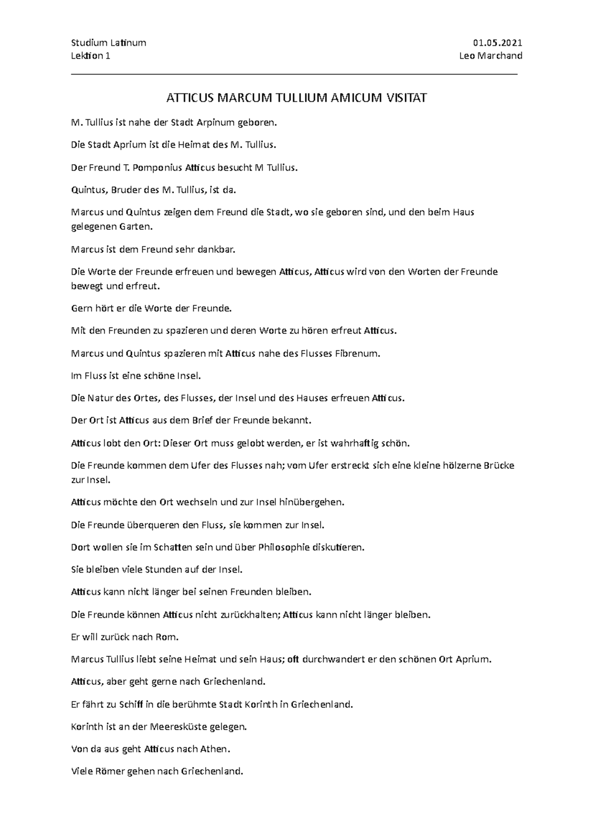 Cursus Lektion 28 übersetzung Wie Lange Noch Catilina Übersetzung Lektion 1 - Studium Latinum 01. Lektion 1 Leo Marchand