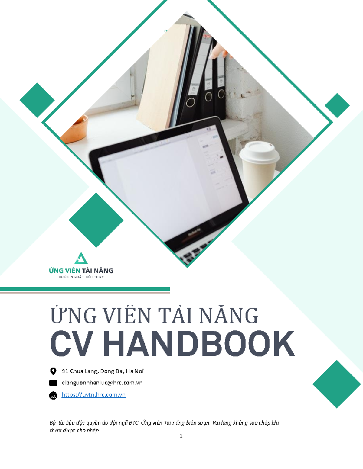 UVTN-CV- Handbook - Note - 91 Chua Lang, Dong Da, Ha Noi ...