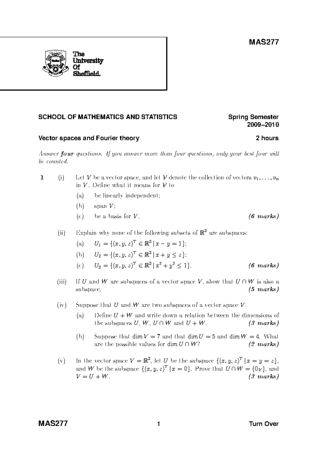 Mas 277 Spring Semester Studocu
