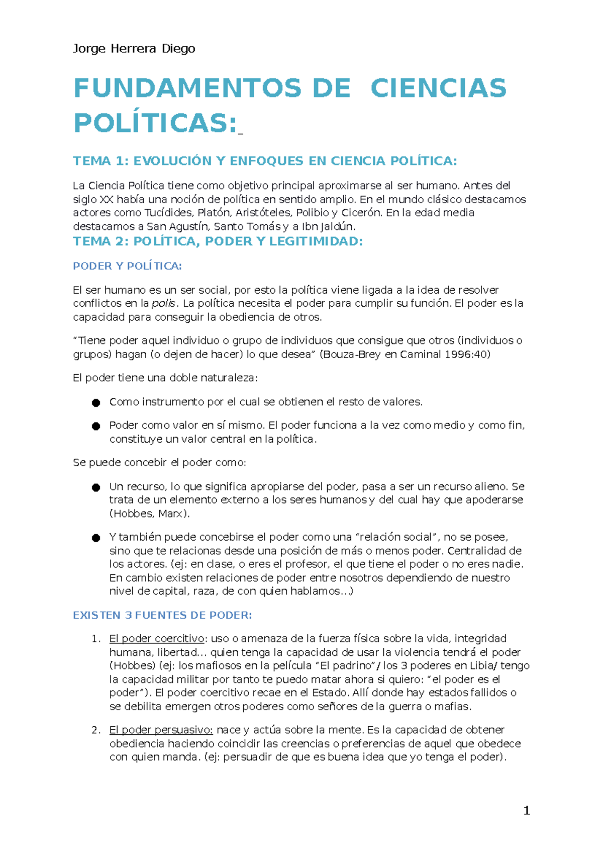 Apuntes Fundamentos De Ciencia Pol Tica Fundamentos De Ciencias