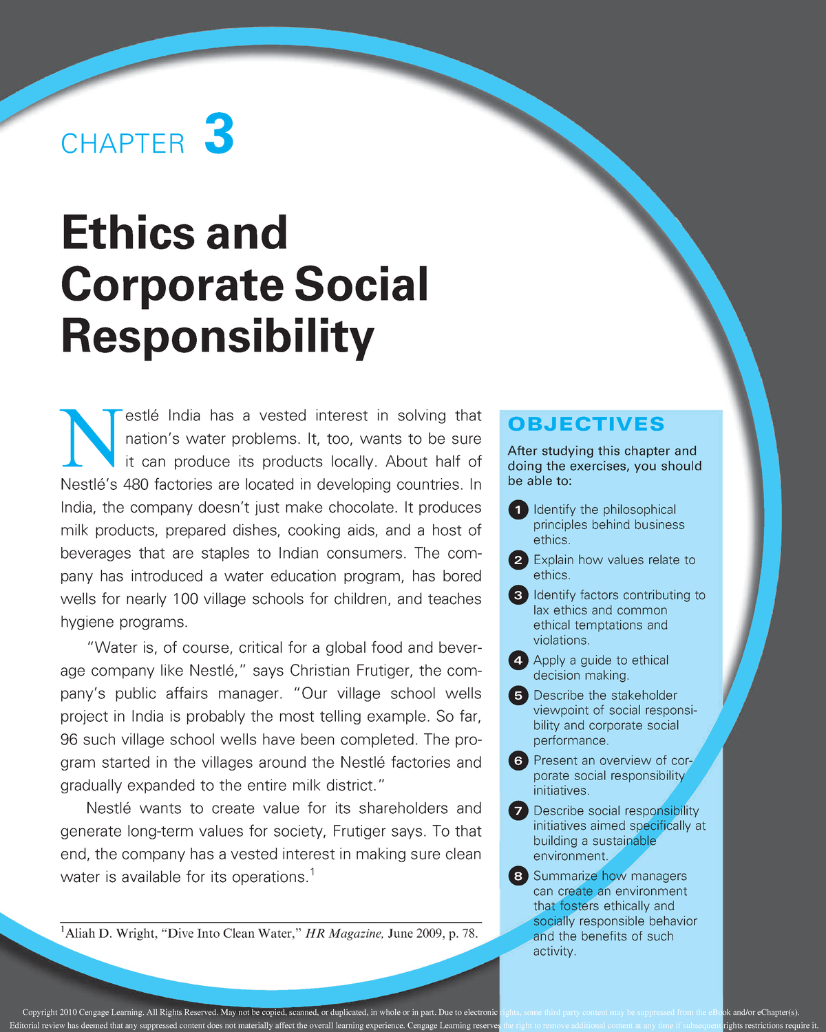 case study on ethics and social responsibility