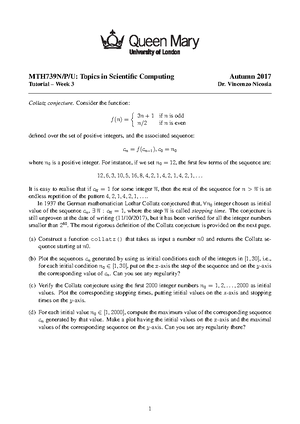 Exercise sheet Solutions Week 1 - MTH739U/P: Topics in Scientific ...