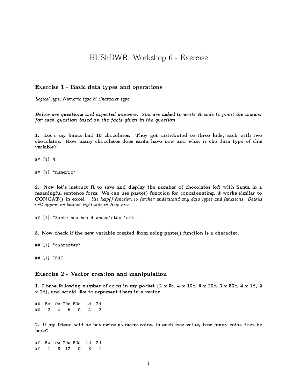 Workshop 6 exercies - Practice R programme - BUS5DWR: Workshop 6 ...