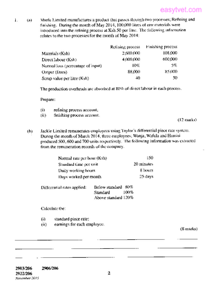 WORD Processing 2005-2021 KCSE Computer Studies Practical - 415/ KCSE ...