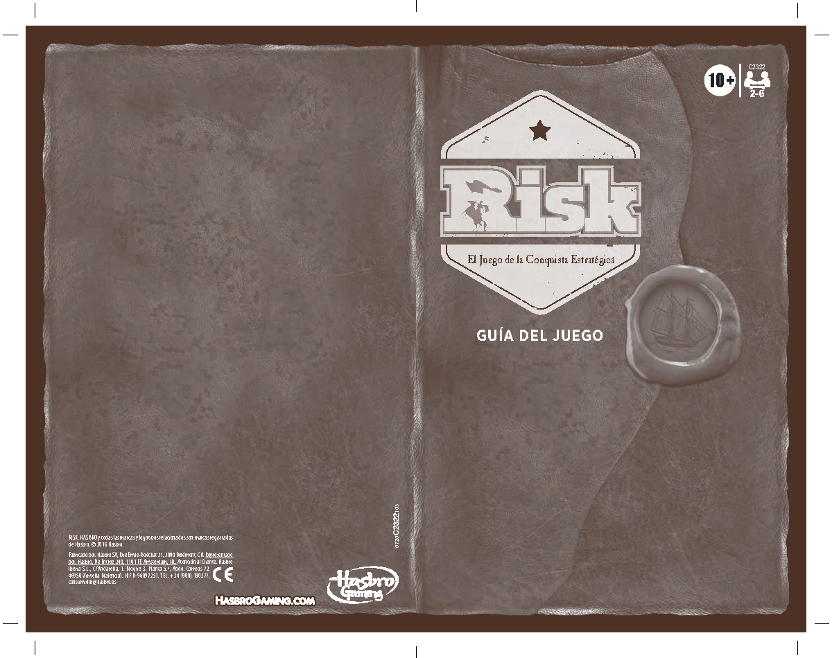 Risk-game-rustic-series-edition - C 2- 10 + GUÍA DEL JUEGO 0720 C 105 ...