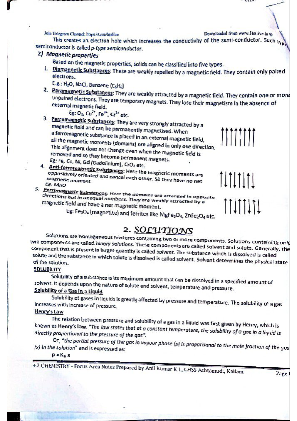 chemistry assignment bsc