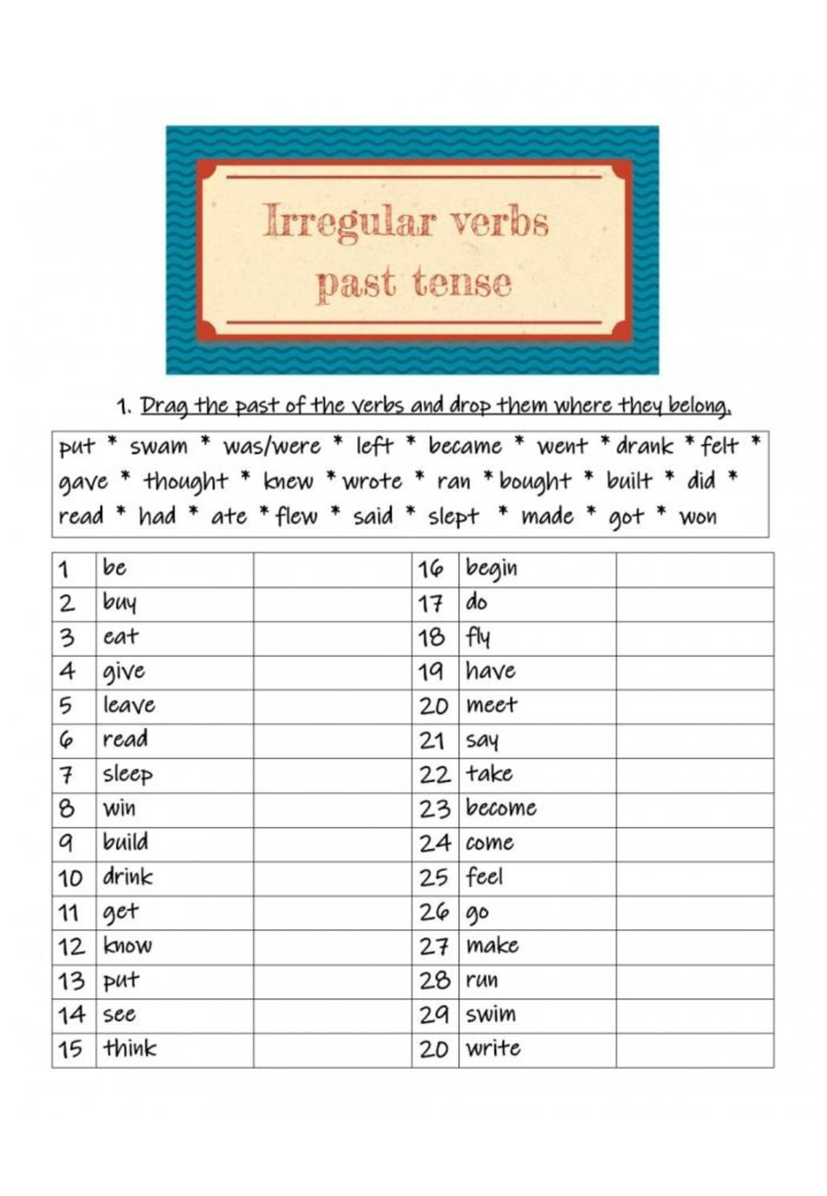 past-simple-iregular-verbs-worksheet-practical-english-in-use-i-studocu