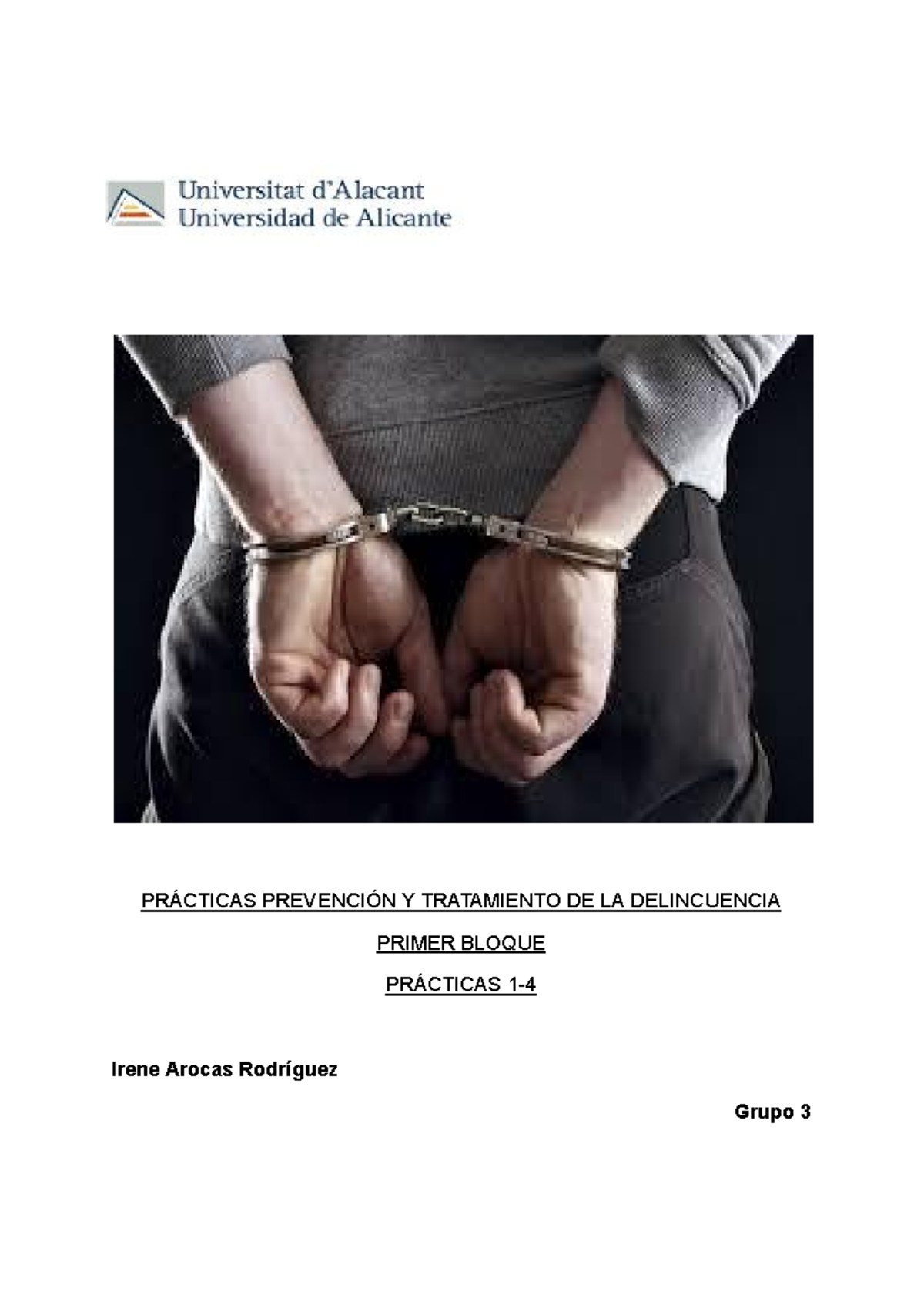 Dossier Prevención Y Tratamiento DE LA Delincuencia - PRÁCTICAS ...