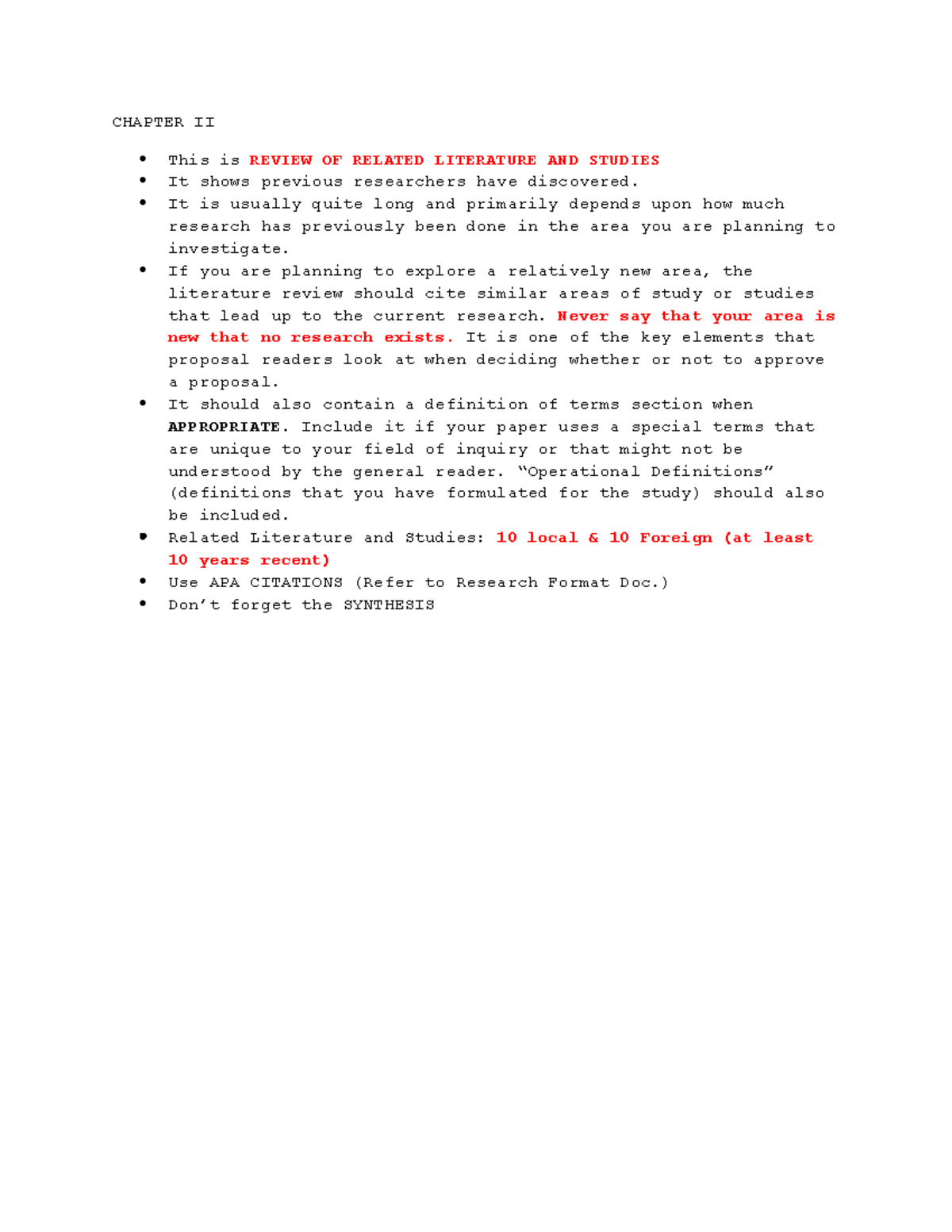 Chapter- Iiguidelines - CHAPTER II This is REVIEW OF RELATED LITERATURE ...
